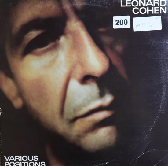 Six Leonard Cohen records
